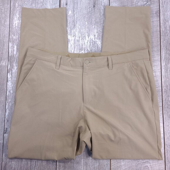 Adidas Pants Mens 36x31 Brown Ultimate 365 Tapered Leg Golf Comfort Stretch - Picture 4 of 10